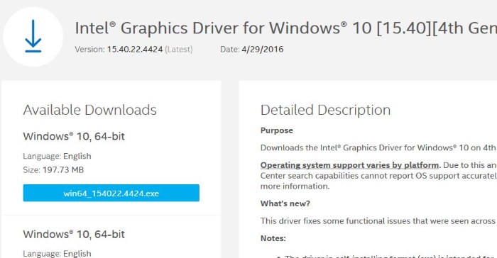 Intel hd 3000 driver windows 10
